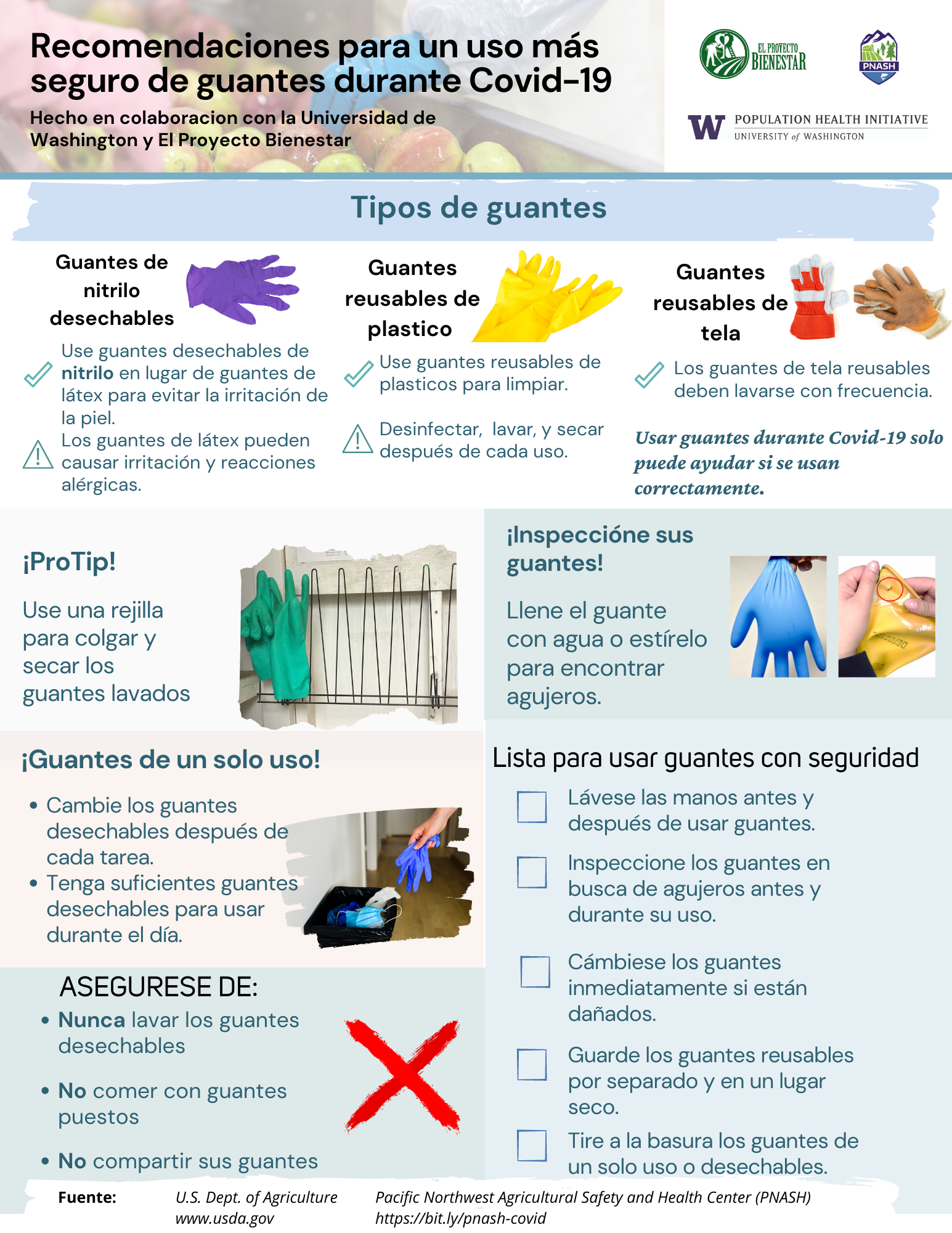 recommendations for cleaning