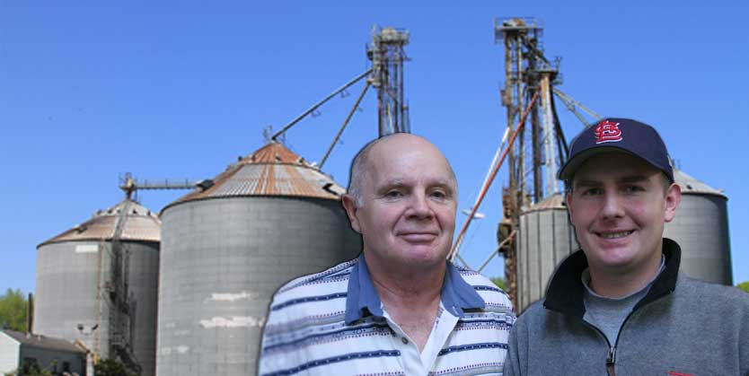 Ron describes a ladders fall from a grain bin