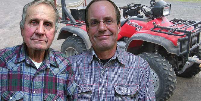 Russel and Eric experience an ATV rollover