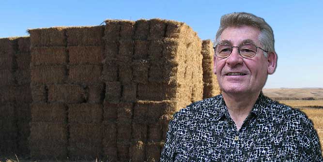 Wade tells about his hay bale entrapment incident