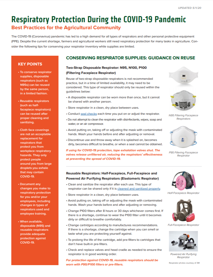 centers respiratory protection english